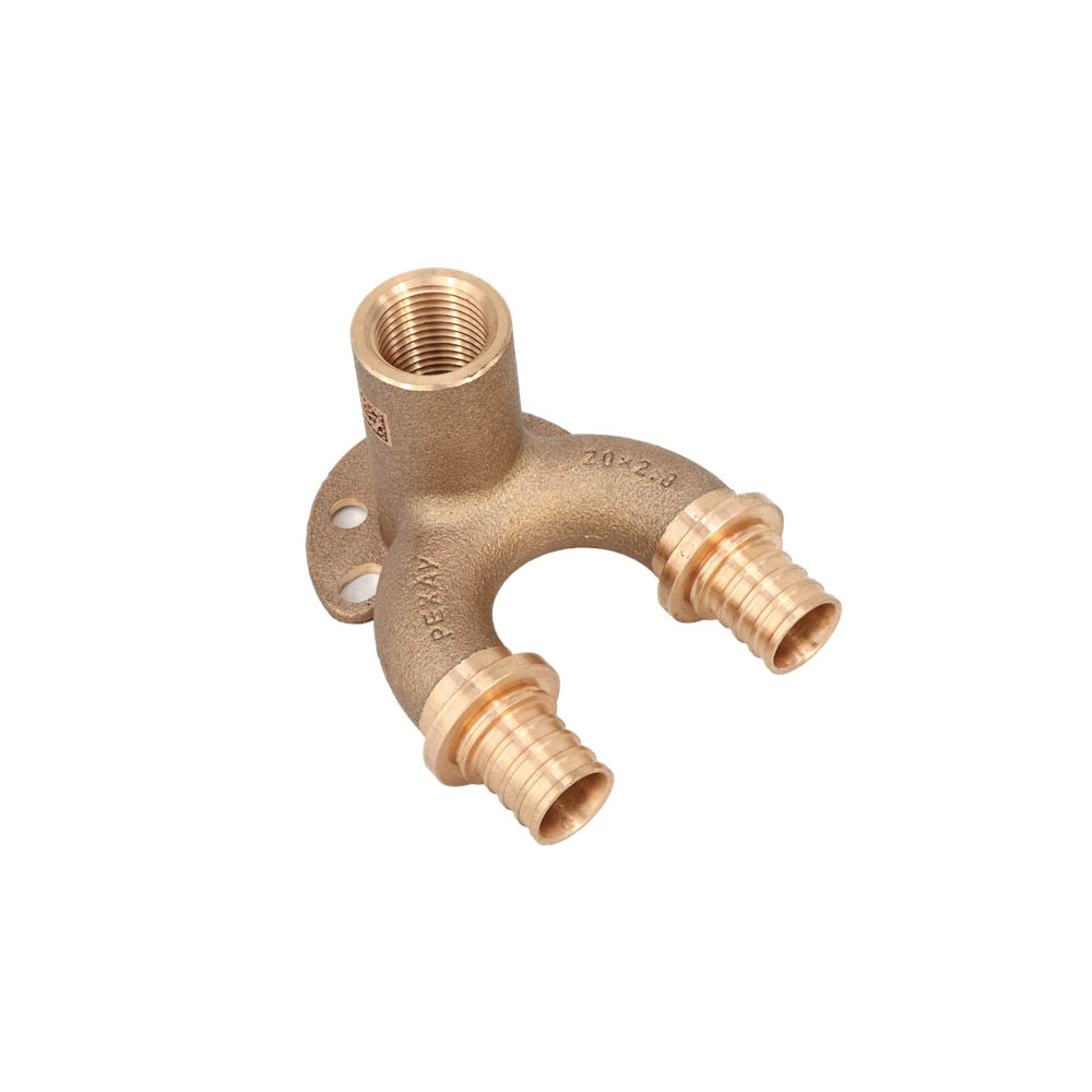 Проточный настенный угольник Рехау 16/16-Rp 1/2 короткий RX+ (14564033001)